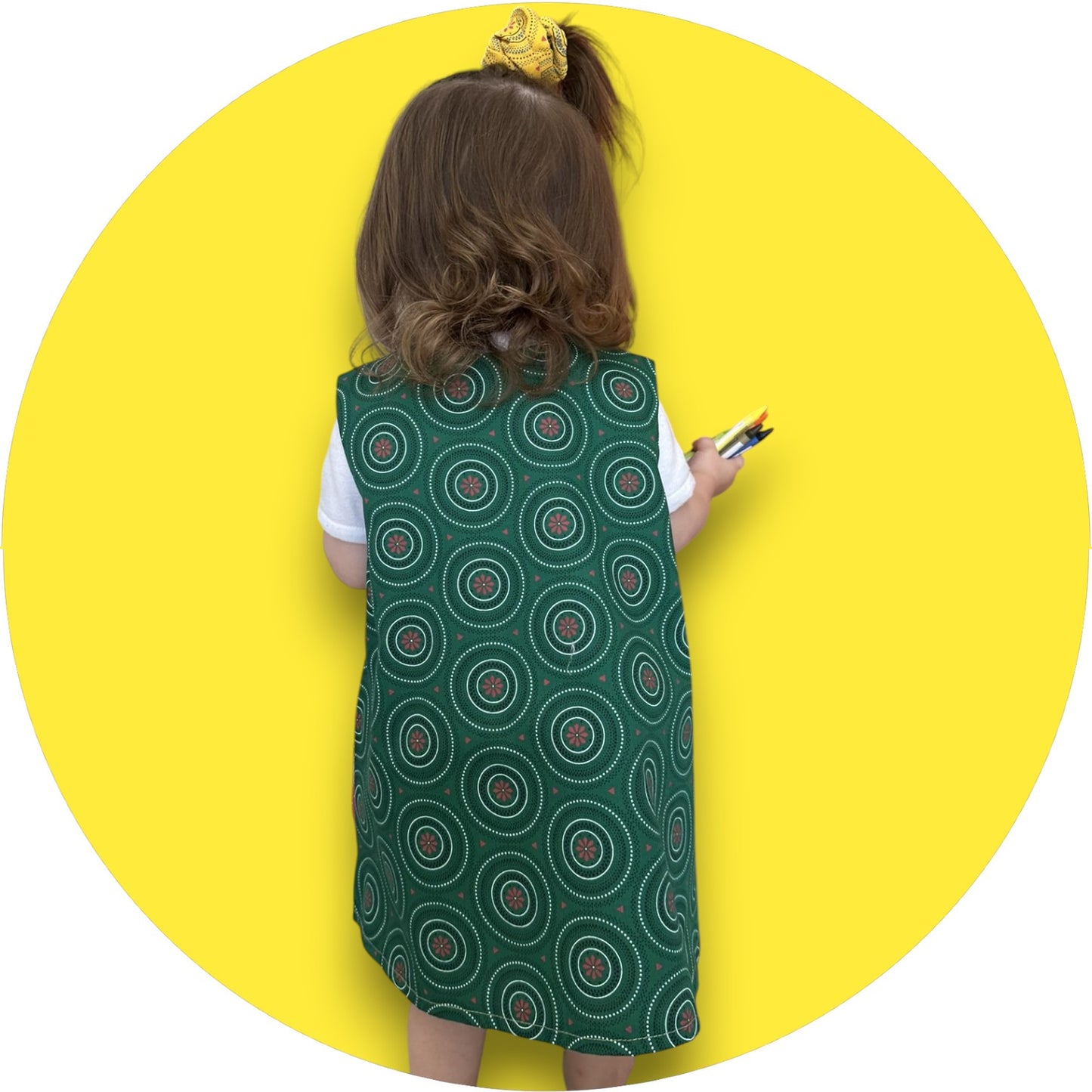 Baby Colorful Shweshwe Patchwork A-Line Dress