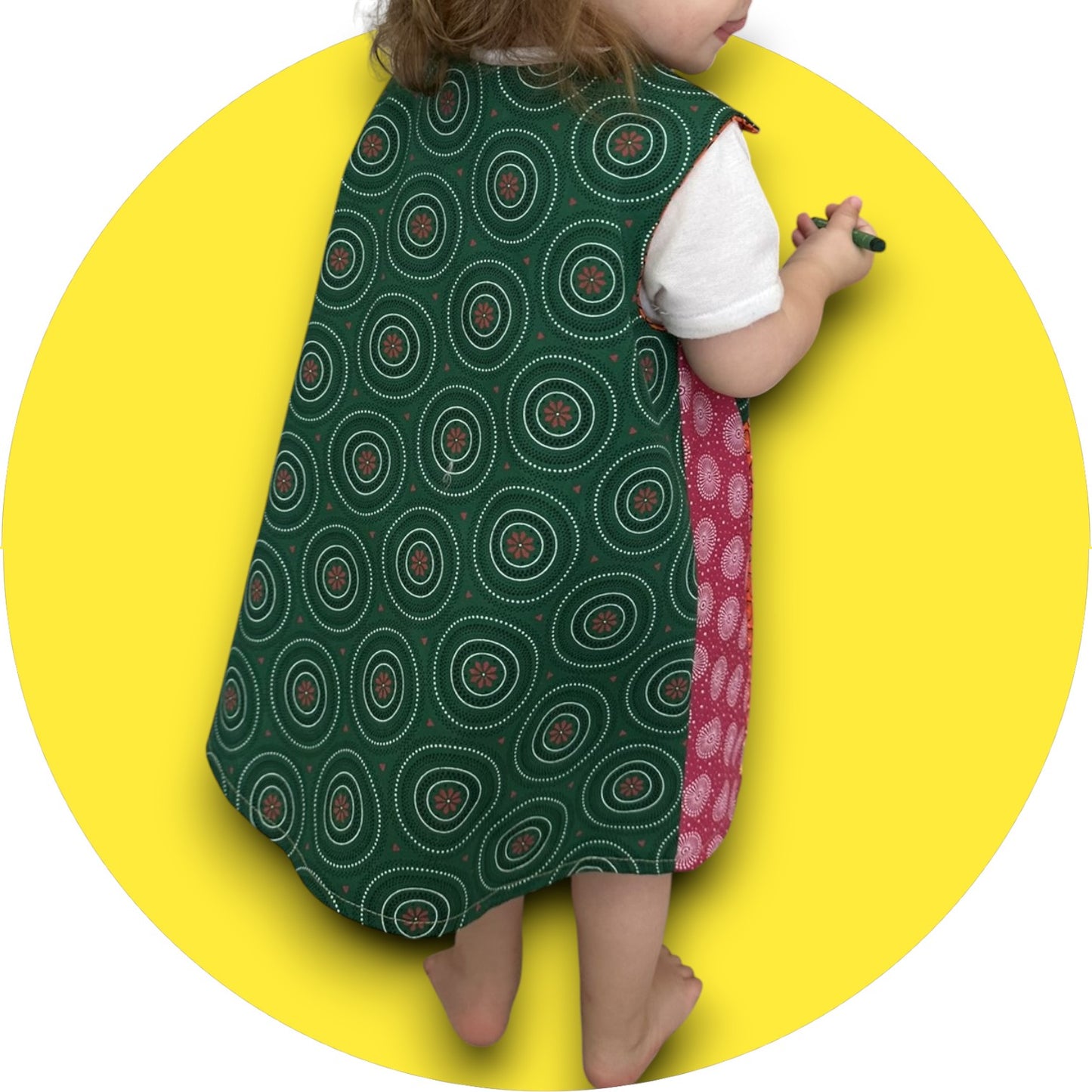 Baby Colorful Shweshwe Patchwork A-Line Dress