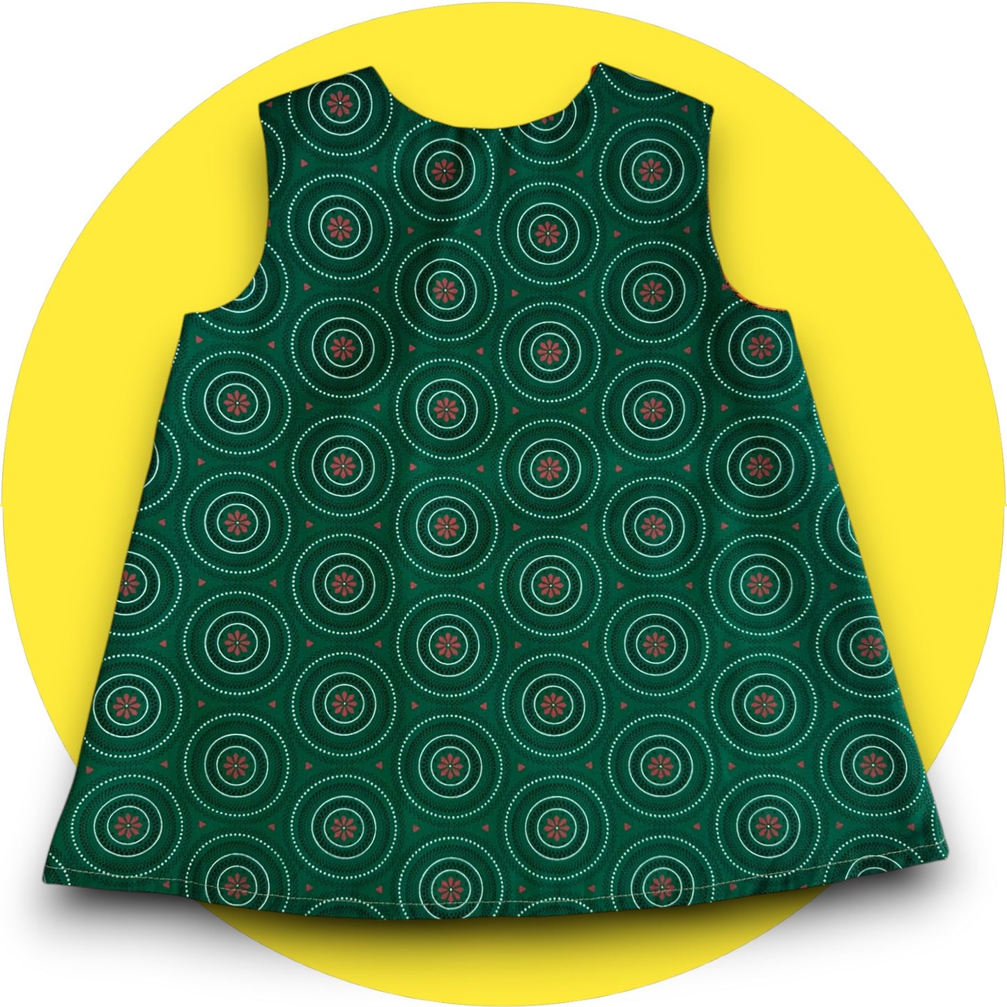 Baby Colorful Shweshwe Patchwork A-Line Dress