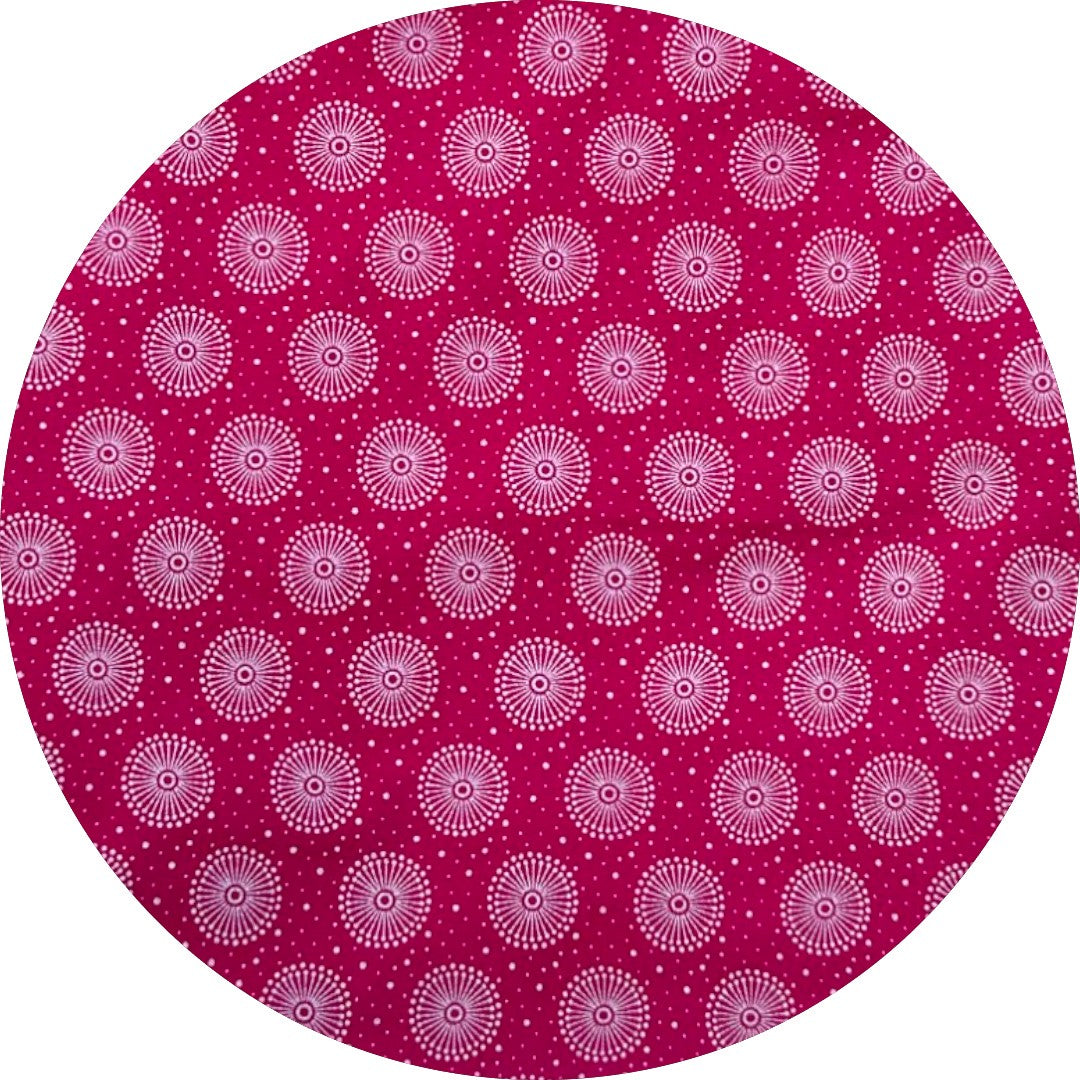 Baby pink shweshwe A-line dress