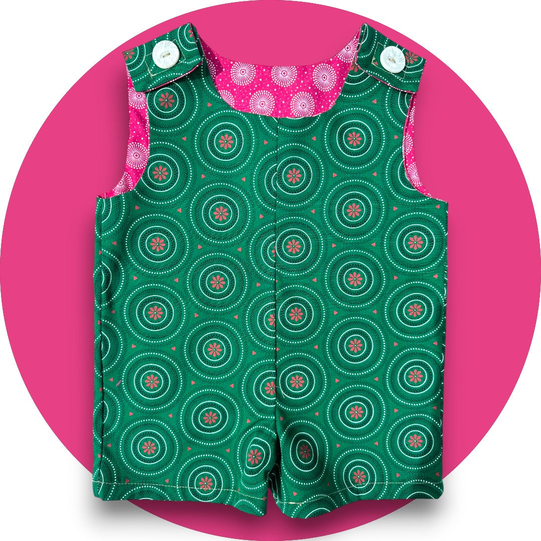 Baby green and pink shweshwe jumper